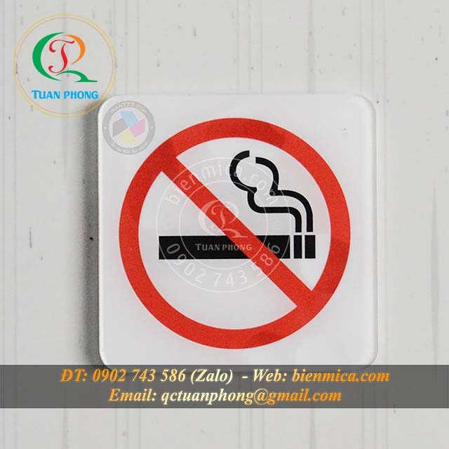 Biển cấm hút thuốc - No smoking