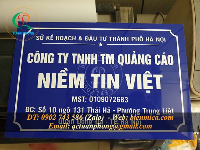 Biển Công Ty 120k - LẤY NGAY - Biển Công Ty Giá Rẻ Tại Hà Nội